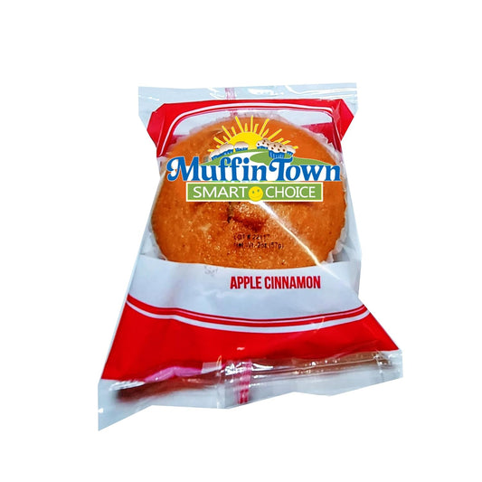 Whole Grain Apple Cinnamon Muffins 1.8 oz. - 20 Muffins Per Box Madelines Pantry