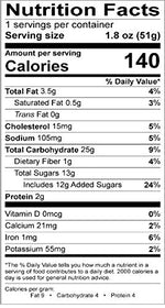 Whole Grain Banana Muffins 1.8 oz. - 20 Muffins Per Box Madelines Pantry