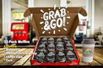 Grab & Go Bakery Double Chocolate Chip Muffins 12 Muffins Per Case - 3.6 Oz Per Serving Madelines Pantry
