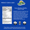 Classic Blueberry Muffins 3.6 oz - 12 per case Madelines Pantry