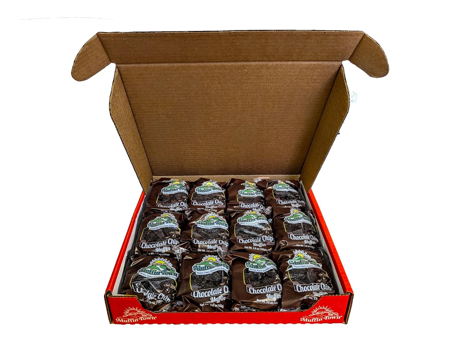 Classic Double Chocolate Chip Muffins 3.6 oz - 12 per case Madelines Pantry