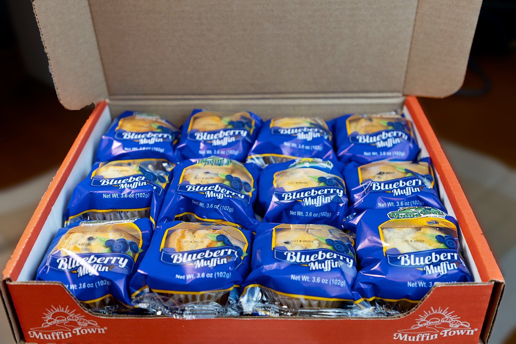 Classic Blueberry Muffins 3.6 oz - 12 per case Madelines Pantry