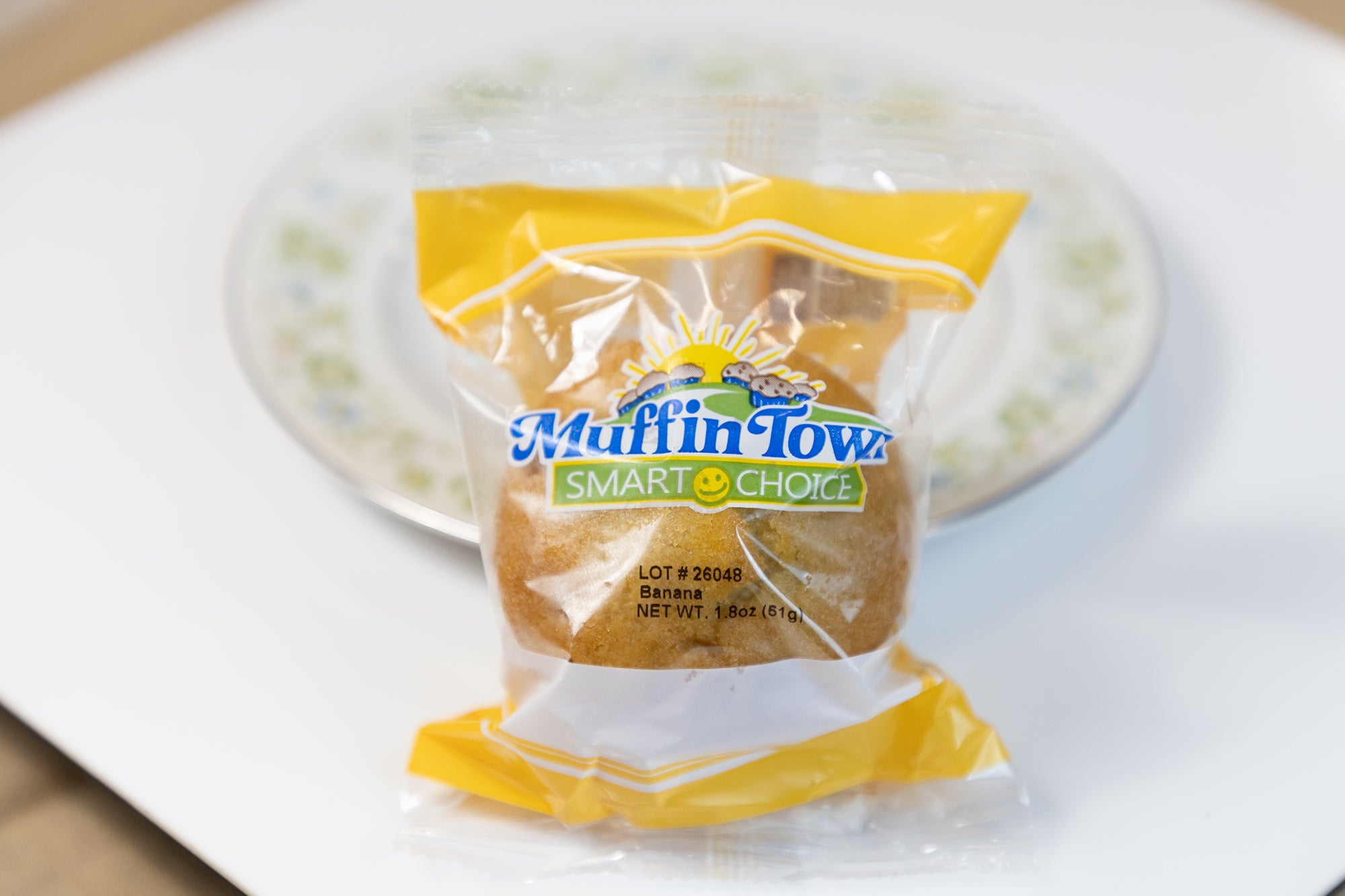 Smart Choice Whole Grain Banana Muffins 1.8 oz. - 20 Muffins Per Box Madelines Pantry