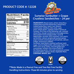 SunWise Sunbutter + Grape Jelly Crustless Sandwiches (Nut Free) Madelines Pantry