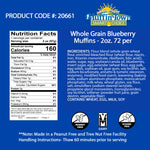 Smart Choice Whole Grain Blueberry Muffins - 72 Count Madelines Pantry