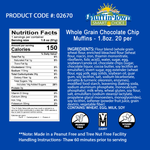 Smart Choice Whole Grain Chocolate Chip Muffins - 1.8 oz. 20 per case Madelines Pantry
