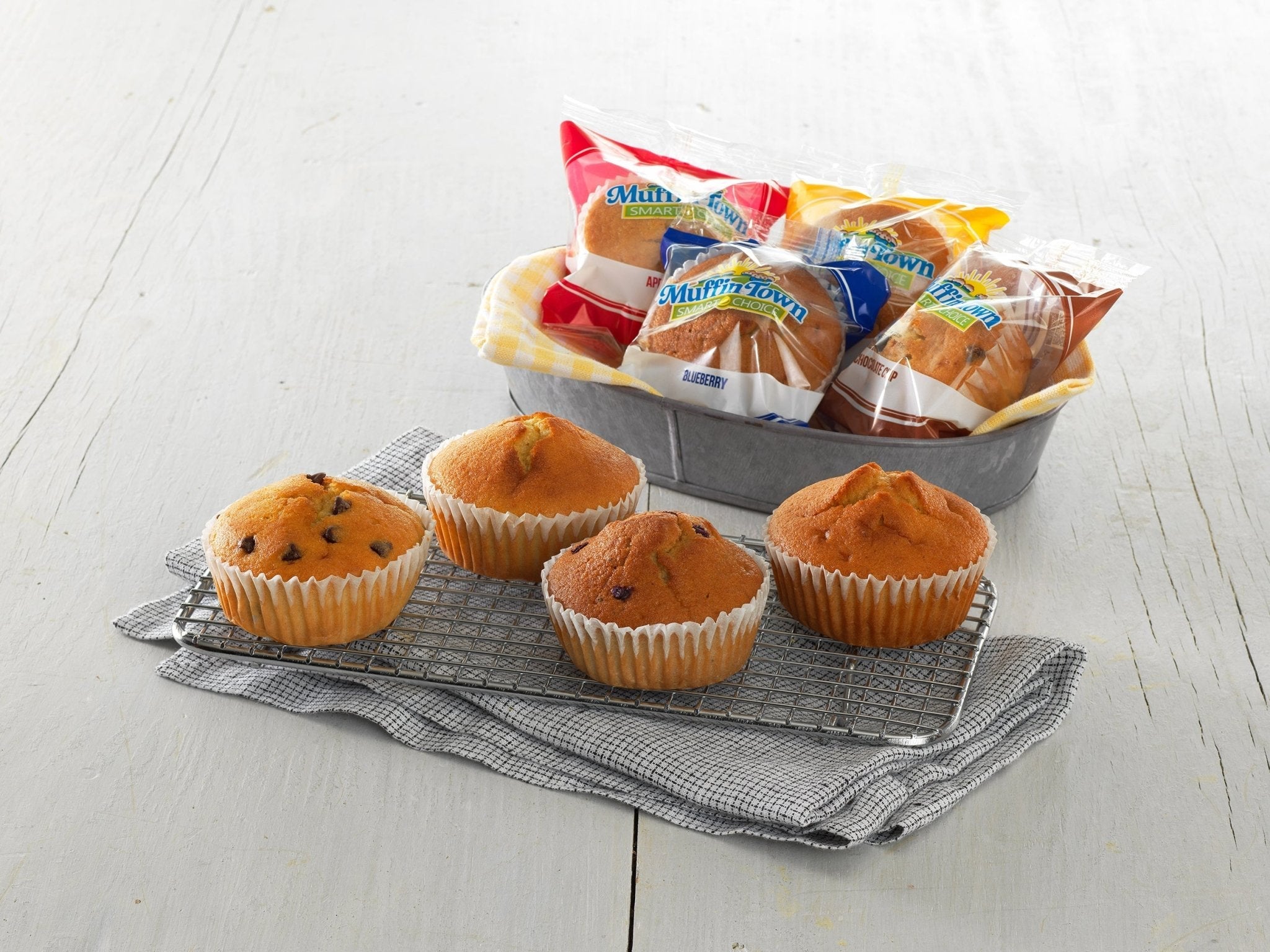 Smart Choice Whole Grain Blueberry Muffins - 72 Count Madelines Pantry